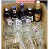 Image 1 : BOX OF VINTAGE A&W AND COCAL COLA GLASSES
