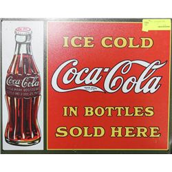 COCA COLA METAL SIGN