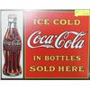 Image 1 : COCA COLA METAL SIGN