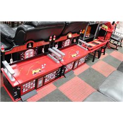 BOYS FIRE ENGINE BEDROOM ACCESSORY SET