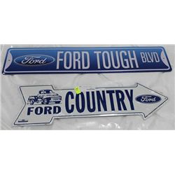2 FORD SIGNS