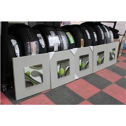 SHOWHOME SET OF 5 GLASS WALL ART PICTURES