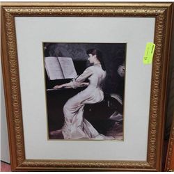 ESTATE GOLD FRAMED PICTURE ON CHOICE