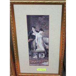 ESTATE GOLD FRAMED PICTURE ON CHOICE