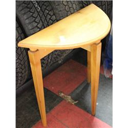 PINE HALF MOON TABLE