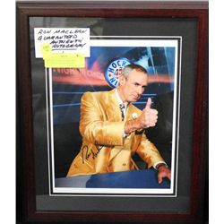 RON MACLEAN GUARANTEED AUTHENTIC AUTO PICTURE