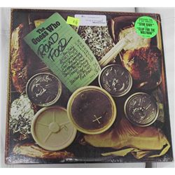 THE GUESS WHO ROAD FOOD COLLECTIBLE RECORD