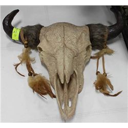BUFFALO HEAD WALL HANGING SKULL