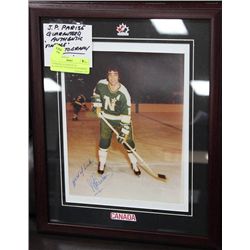 J.P PARISE GUARANTEED AUTHENTIC VINTAGE AUTOGRAPH
