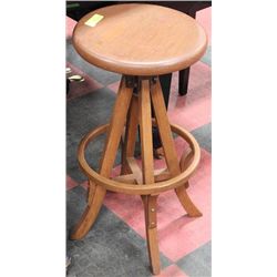 1920'S BANK TELLERS STOOL