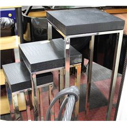 SHOWHOME 3 PC NESTING PLANT STAND SET