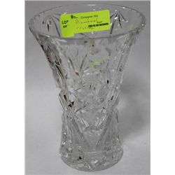 PINWHEEL CRYSTAL VASE