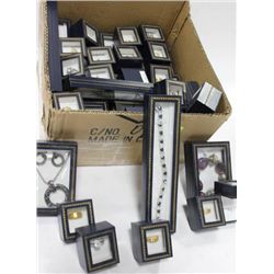 BOX FULL OF NEW JEWELLERY W GIFT BOXES