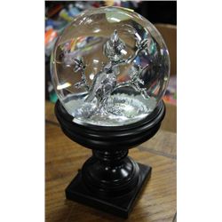 BLUE JAY GLOBE ORNAMENT