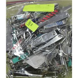 BAG OF NAIL CLIPPERS AS THEY COME