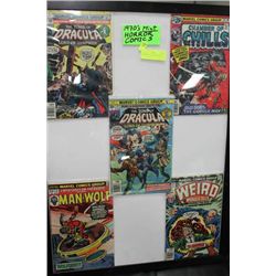 FRAMED 1970'S HORROR COMICS