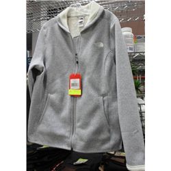 NORTHFACE ZIP-UP ON CHOICE: LT GREY XLARGE