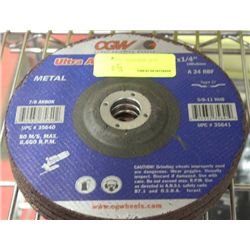 NEW 7 1/4" METAL GRINDING WHEEL X4