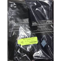 PK OF 6 SIZE 10-13 MENS DRESS SOCKS