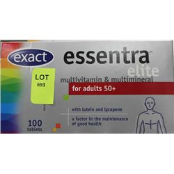 BOTTLE OF 100 ADULTS 50+ VITAMIN AND MINERAL