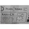 Image 1 : NEW IN BOX PEARL SINKS UNDERMOUNT SINK