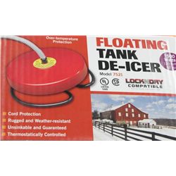 NEW 1500 WATT FLOATING TANK DE-ICER