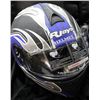 Image 1 : YOUTH SMALL MOTORCYCLE RACING HELMET BLUE