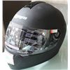 Image 1 : YOUTH MEDIUM MOTORCYCLE RACING HELMET BLACK