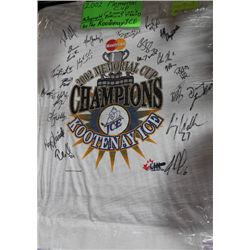 2002 MEMORIAL CUP AUTOGRAPHED T-SHIRT