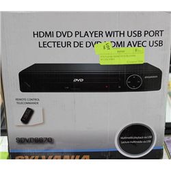 SYLVANIA HDMI DVD PLAYER W/USB PORT