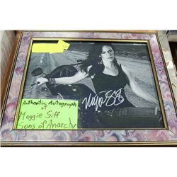 AUTHENTIC AUTOGRAPH OF MAGGIE SIFF SONS OF ANARCHY