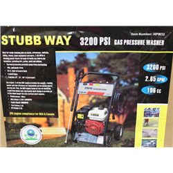 STUBB WAY 3200 PSI GAS PRESSURE WASHER