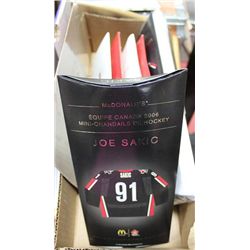 BOX W COLLECTIBLE MINI JERSEYS AND CALGARY