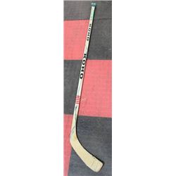 MARK LAMB EDMONTON OILERS GAME USED STICK