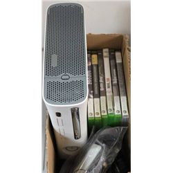 XBOX 360 W/ CONTROLLER & GAMES