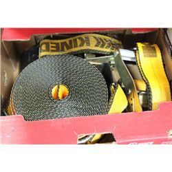 BOX OF TIE DOWN STRAPS