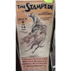 RARE 1923 CALGARY STAMPEDE POSTER