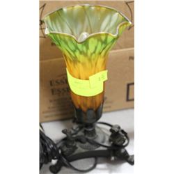 WROUGHT IRON CHERUB LAMP