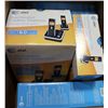 Image 1 : BOX OF 6 CORDLESS TELEPHONES AND HANDSETS
