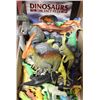 Image 1 : BOX OF DINOSAUR TOYS,BOOKS & ACTIVITY MATT
