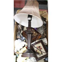 BOX OF HOUSEHOLD MISC ON CHOICE