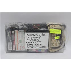 NINTENDO DS BUNDLE W/GAMES AND EXTRAS
