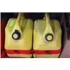 Image 1 : SET OF 2 LARGE YELLOW JERRY CANS