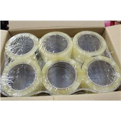 CASE OF (36) ROLLS OF 3M BOX SEALING TAPE