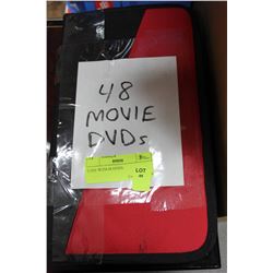 CASE WITH 48 DVD'S