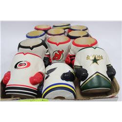 TRAY OF NHL CAN HOLDERS***