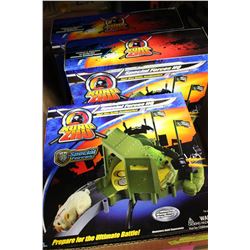 BOX W/ (4) NEW  KUNG ZHU CONNECTING TOYS