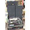 Image 1 : TECHNICS STEREO AMP W/3 JBL SPEAKER