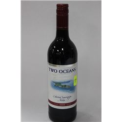 750ML BOTTLE OF TWO OCEANS 2009 CABERNET