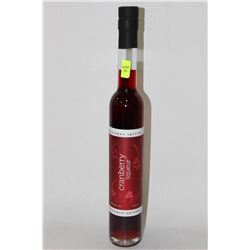 375ML BOTTLE OF OKANAGAN CRANBERRY LIQUEUR 24%